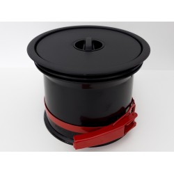 Vide déchets Prentout noir ABS