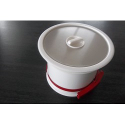 Vide déchets Prentout blanc INOX