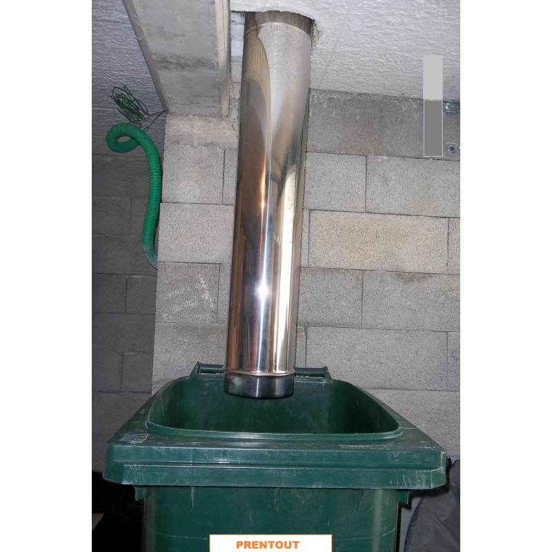 Système colonne Prentout noir INOX