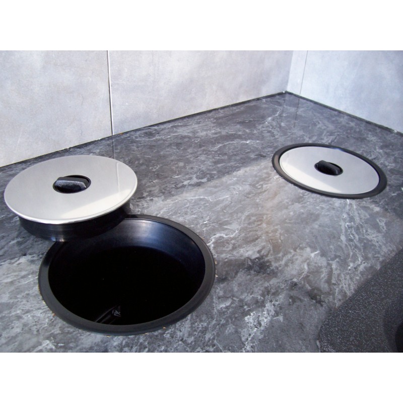 Système colonne Prentout noir INOX