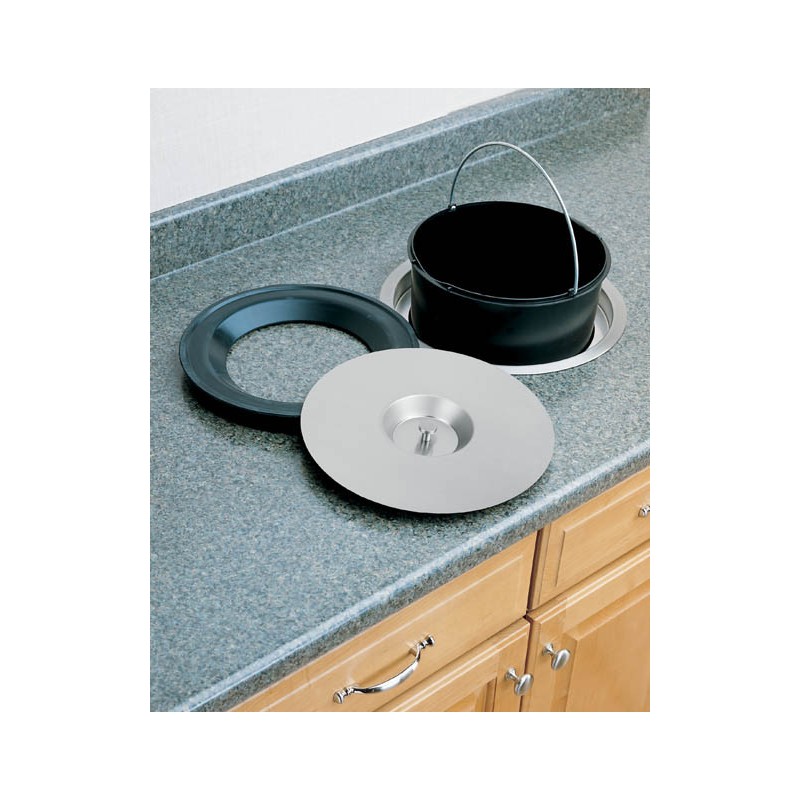 Poubelle de plan de travail avec seau de 13 litres