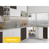 Plateau 3/4 tournant 2 niveaux pour meuble cuisine Plateau 3/4 tournant 2 niveaux pour meuble cuisine